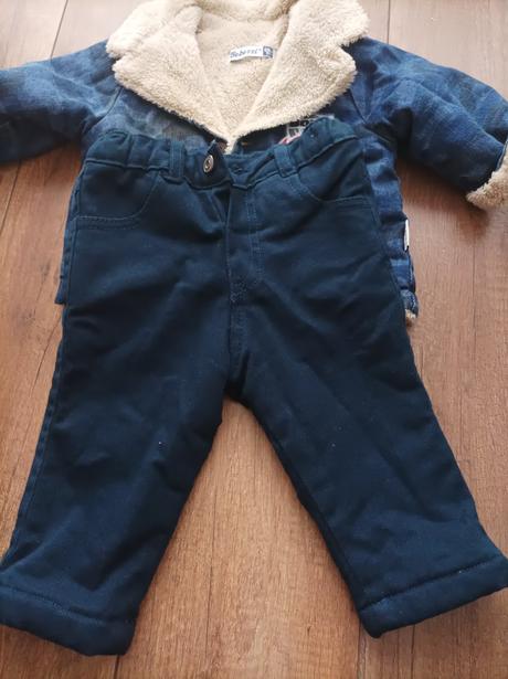 Zateplena riflova bunda 68, 68