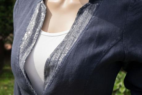 Talianske ľanové sako s, s