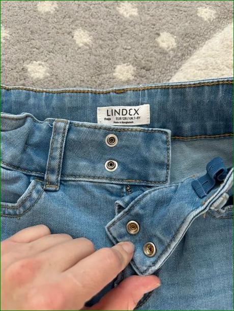 Lindex - detské nohavice / rifle, lindex,128