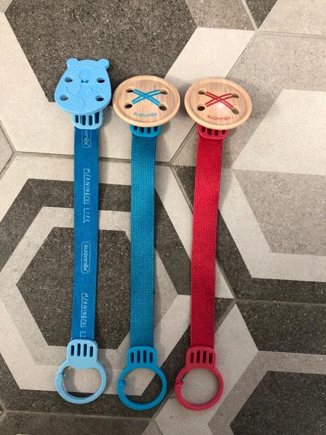 Klipy/snurky na cumlik, suavinex