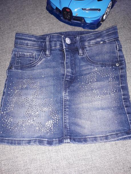 Riflova suknicka, h&m,116