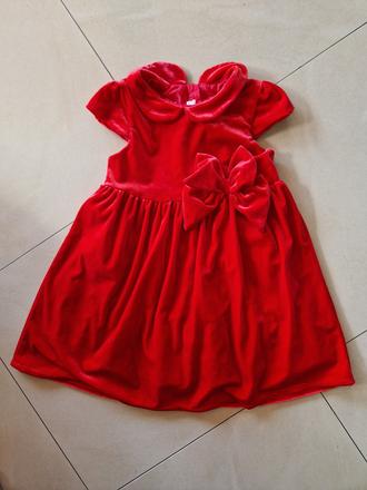 Zamatove saty, h&m,92