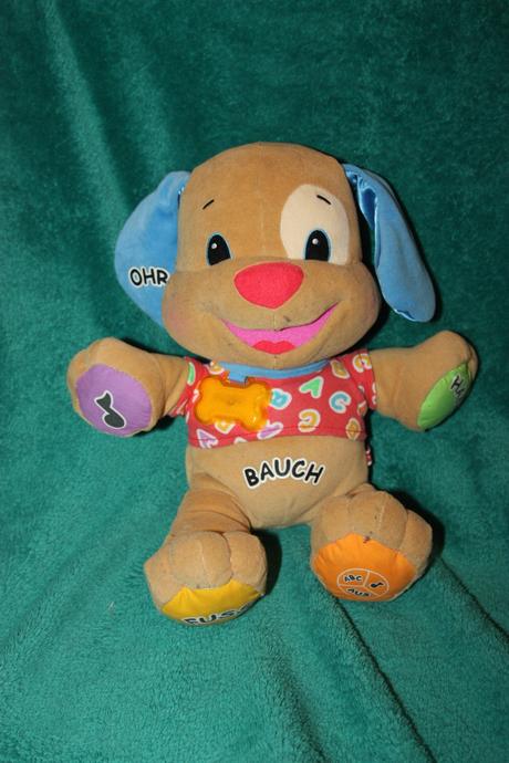 Psík fisher price - v nemčine, 