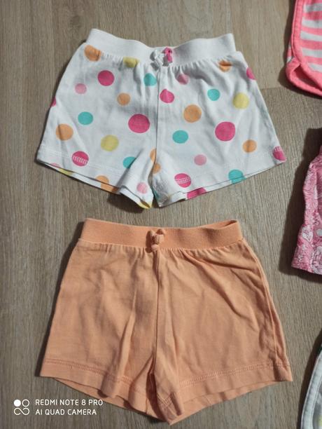 Dievčenské kraťasy 6-9 mesiacov, f&f,74