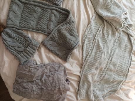 Šál, hand made čiapka, šatka, čiapka sivá, 