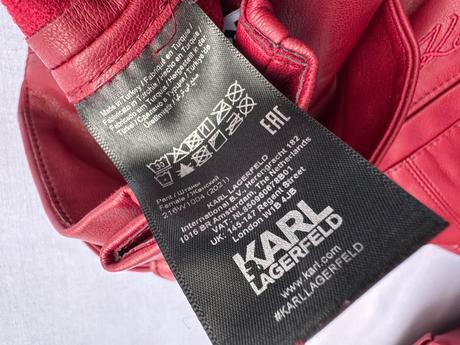 Karl lagerfeld - koženkové nohavice, xs