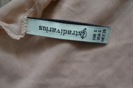 Jemne transparentný top stradivarius, stradivarius,s
