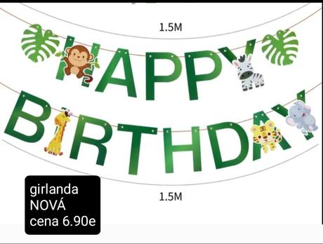 Párty dekorácie safari, 