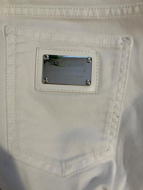 Biele rifle dolce a gabbana, xs