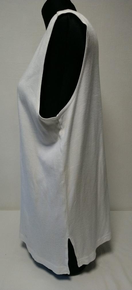 Dámsky biely top bez rukávov, veľ. xl/xxl, xxl