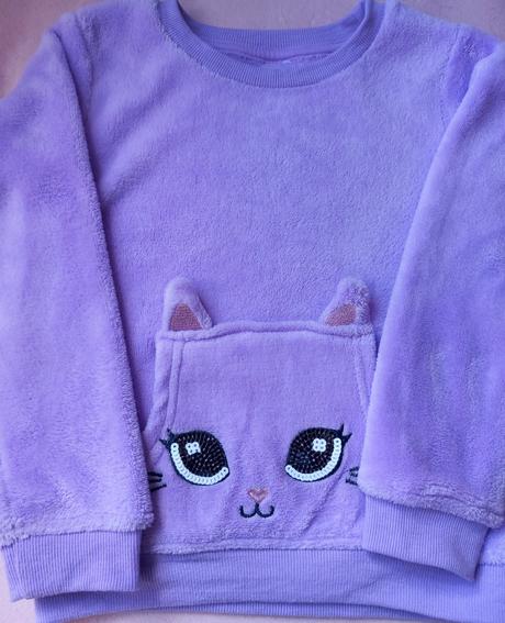 Teplá chlpatá mikina, kik,116