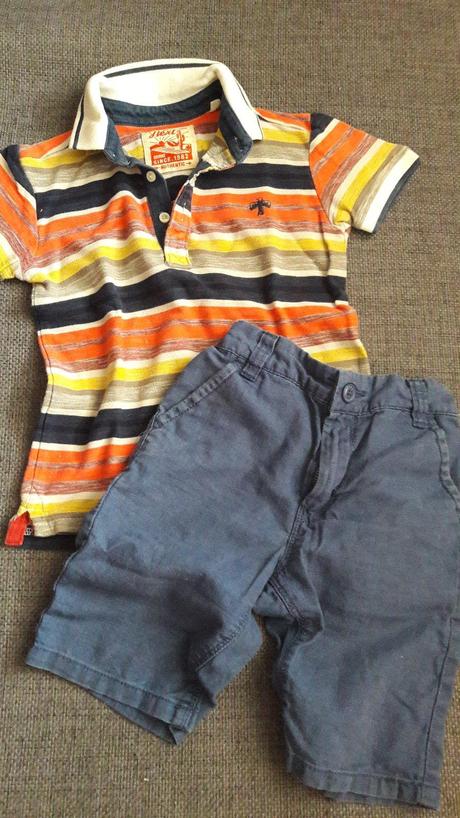 Kraťase + tričko, next,122