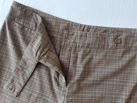 Amaranto káro nohavice uk16/eur 44, amaranto,44
