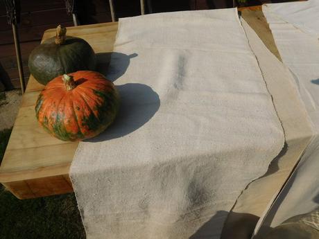 Ľanové plátno sklenená fľaša, 