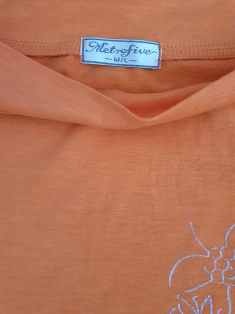 Tričko s veľkým výstrihom, m