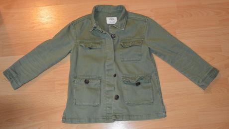 Znackova prechodna khaki bunda, zara,128