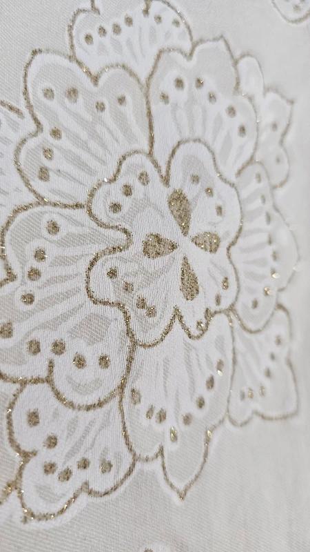 Nohavice s trblietavým vzorom, xl