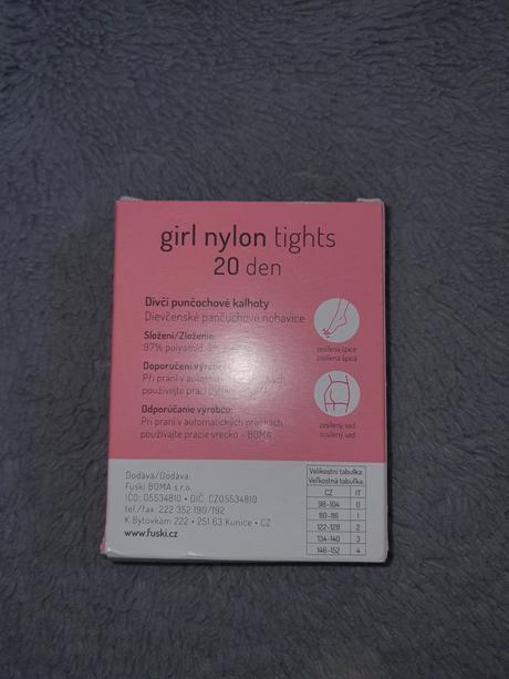 Biele silonky 146-152, 146