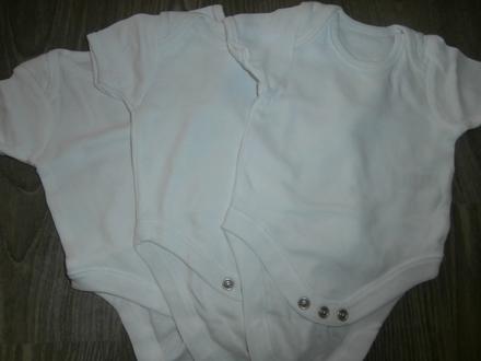 Balík 3ks body s krátkym rukávom, 50–62