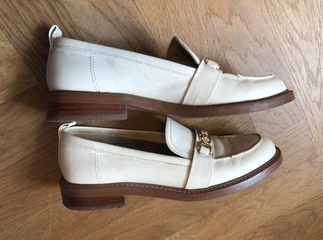 Bledé kožené mokasíny sam edelman 38, 38