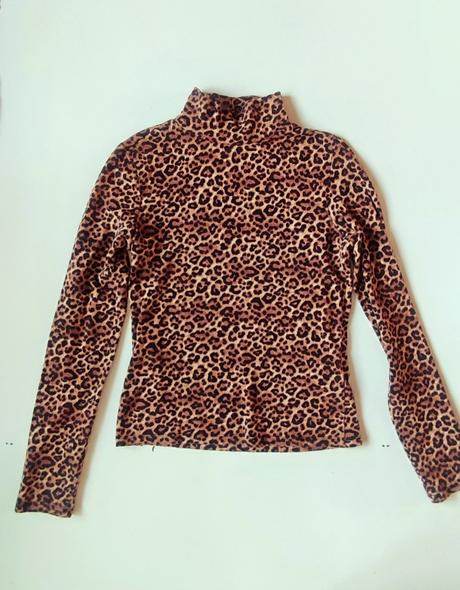 Leopardie tričko monkl, xs