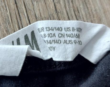 Čierne šaty h&m, h&m,140