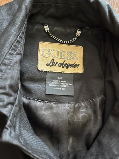 Elegantný kabátik/trenčkot guess, guess,xs