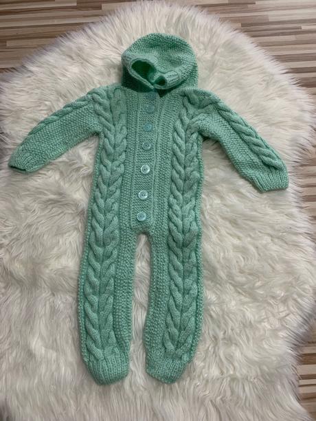 Pletený overal, 50 - 80
