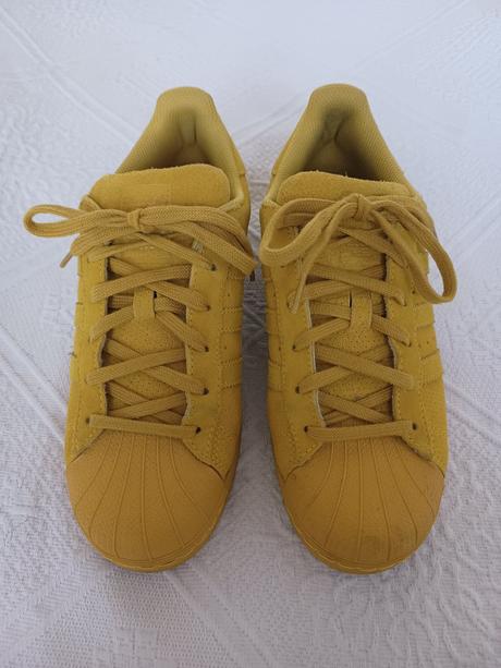 Adidas superstar yellow suede vel.40, adidas,40