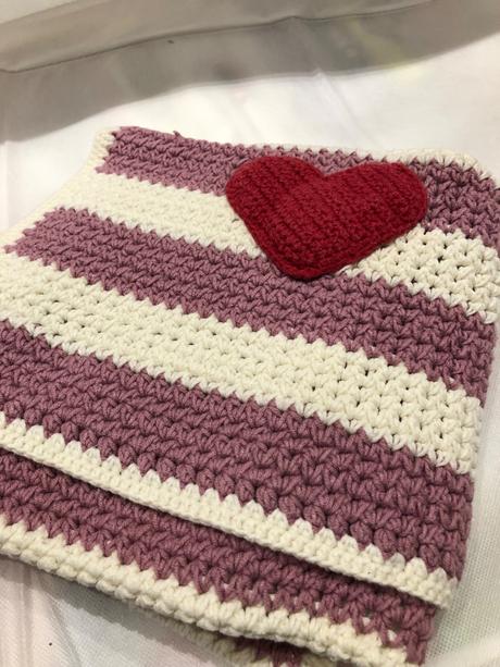 Hačkovaná deka do kočiara, 