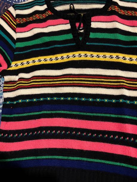 Pásikované svetrík vintage, aigle,36