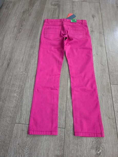 Nohavice elastické benetton nové s visačkou, benetton,140