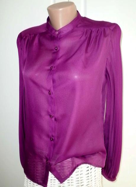 Blúzka s plisovanými rukávmi - veľ. m, m