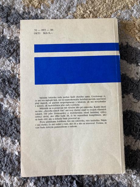 Životospráva a diéta pri cukrovke (1986), 