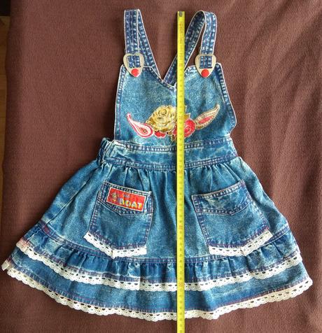 Riflová suknička, 98