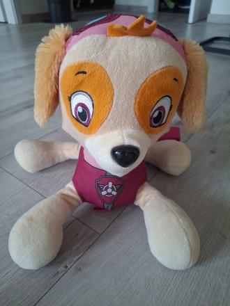 Velka plysova skye - ruksak, 