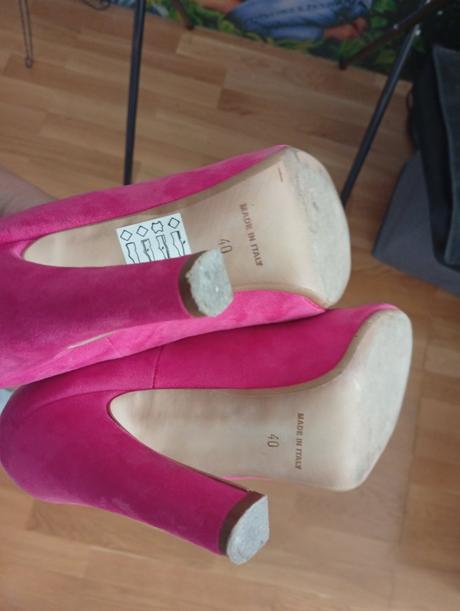 Ružové lodičky č.40 made in italy, 40