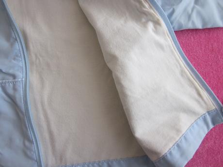 Málo nosená svetlomodrá bundička na jar, 80