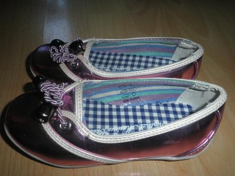 Ružové lesklé balerínky original marines, 24