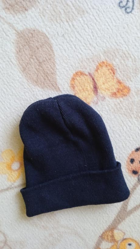 Tmavomodrá čiapka beanie, 116