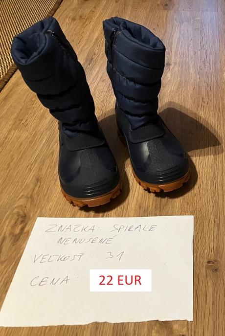 Detské topánky veľkosť 31 (zn. spirale), 31