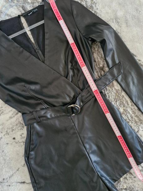 Koženkový overal, bershka,m