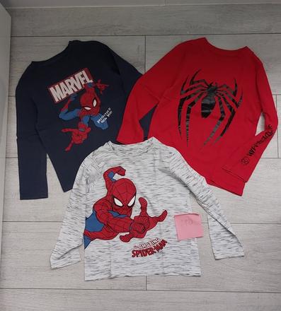 Tričká motív spiderman 3 ks, c&a,110
