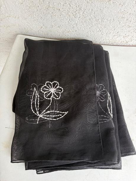 Zara pled sarong pareo na plaz cierne vysivane s b, zara