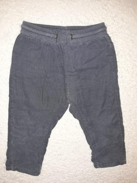 Zateplene mendzestrove nohavice, h&m,80