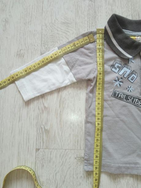 Tričko s golierom dlhý rukáv 62, 62