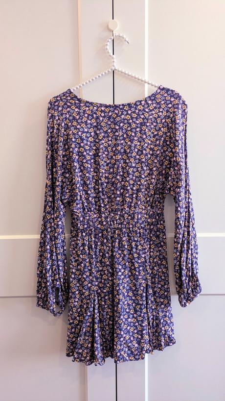 Fialové kvetinkové šaty zara, zara,xs