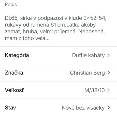 Zimná bunda berg, m