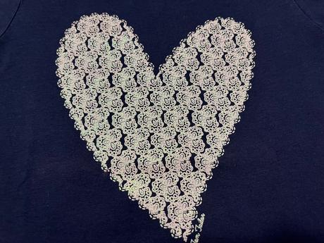 Tričko s lesklým srdiečkom tom tailor, tom tailor,116