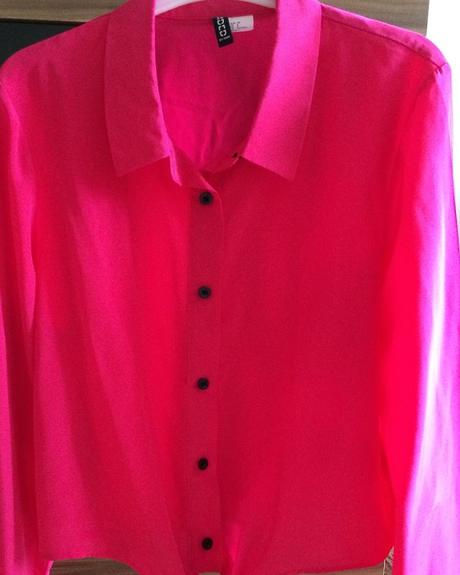 Košeľa s uväzovaním, h&m,38